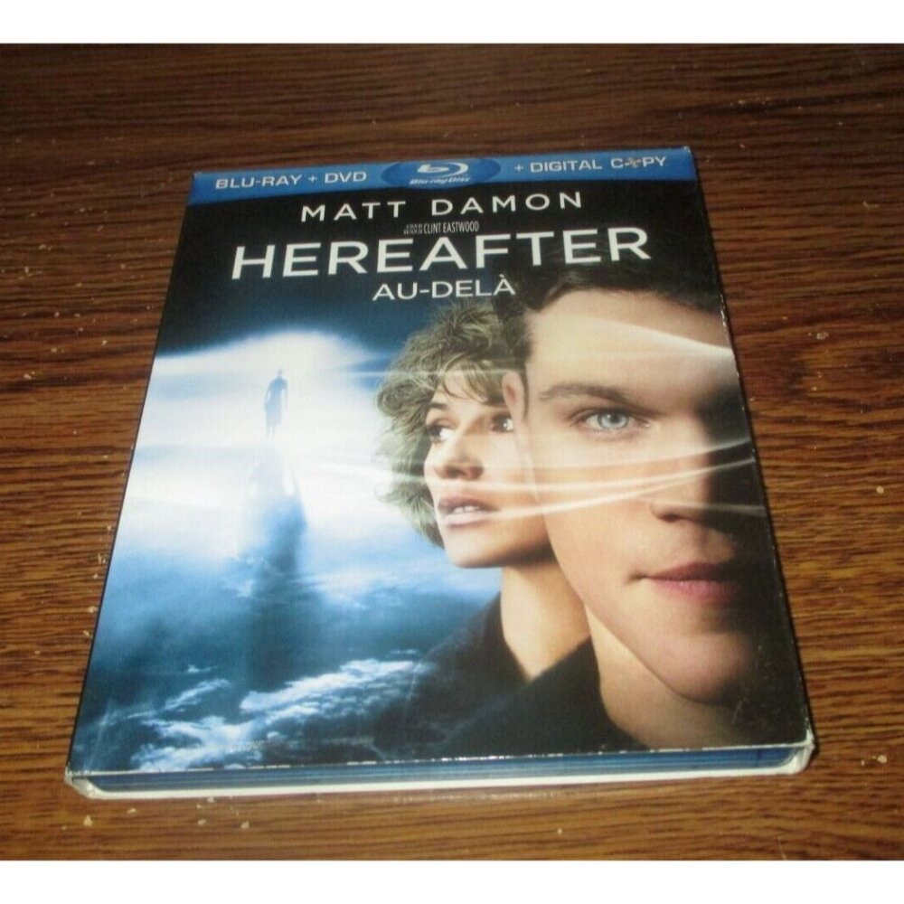Hereafter (Blu-ray/DVD, 2011, 2-Disc Set) w/ slip cover